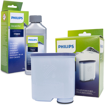 ZESTAW: Filtr Philips Saeco CA6903 AquaClean + odkamieniacz CA6700