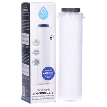 Filtr do wody Dafi mechaniczny polipropylenowy włókninowy
