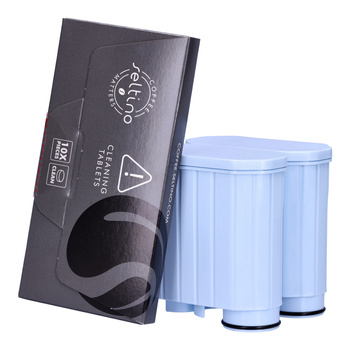 ZESTAW: 2x Spitze Schnecke - zamiennik filtra Philips Saeco CA6903 AquaClean + tabletki czyszczące Seltino Clean