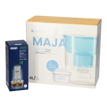 Dzbanek Seltino Maja 4L + Delonghi Ecodecalk 500ml